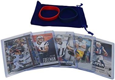 Julian Edelman Futbol Kartları Çeşitli (5) Paket - New England Patriots Ticaret Kartları