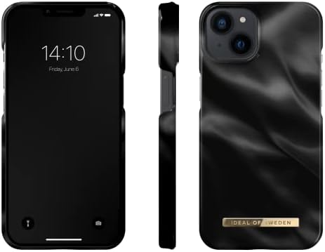 ıPhone 13 için İSVEÇ Cep Telefonu Kılıfı İDEAL (Mikrofiber Astar, Qi Kablosuz Şarj Cihazı Uyumlu) (Carrara Gold)