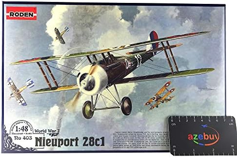 Nieuport 28c1 Fransız Savaş Uçağı Birinci Dünya Savaşı 1/48 Ölçekli Plastik Model Seti Roden 403
