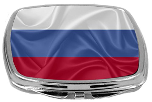 Rikki Knight Flag Design Kompakt Ayna, Rusya, 3 Ons