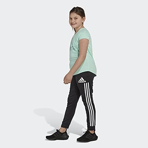 adidas Kızların Kısa Kollu Pamuk Kepçe Boyun Tee T-Shirt