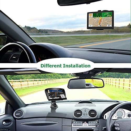 GPS Navigasyon için Araba Kamyon 7 İnç Dokunmatik Ekran 8G 256 M Navigasyon Sistemi Sesli Rehberlik ve Hız Kamera Uyarı Ömür