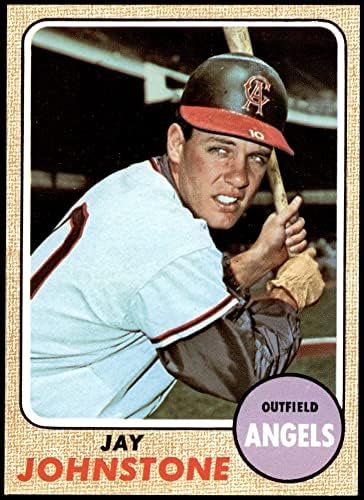 1968 Topps 389 Jay Johnstone Los Angeles Melekleri (Beyzbol Kartı) NM / MT + Melekler