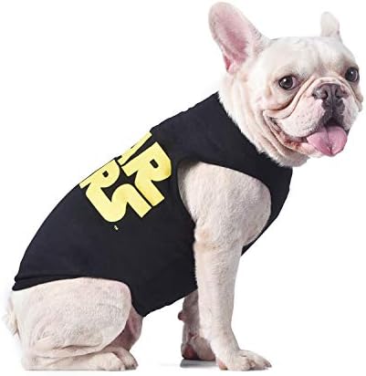 Evcil Hayvanlar için Star Wars Siyah ve Sarı Logo Köpek Tankı - Star Wars Köpek Gömlek-Köpekler için Tişörtler, Star Wars Köpek