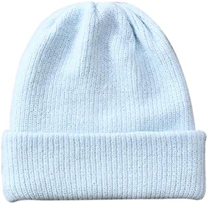 ECYC Kadın Kış Bere Şapka, İmitasyon Tavşan Kürk Kış Örgü Şapka Sıcak Streç Bere Kap Kadınlar için