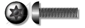 (2500pcs) 1/4-20 X 1-1/4 Kurcalamaya Dayanıklı Makine Vidaları Düğme Kafası Torx Pimi, İnsert Ucu İçerir Alaşımlı Çelik Düz