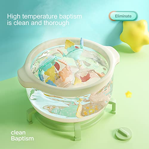 Spin Çıngırak Dayanıklı Bebek Diş Kaşıyıcı Kapmak Oyuncak Premium Yeşil