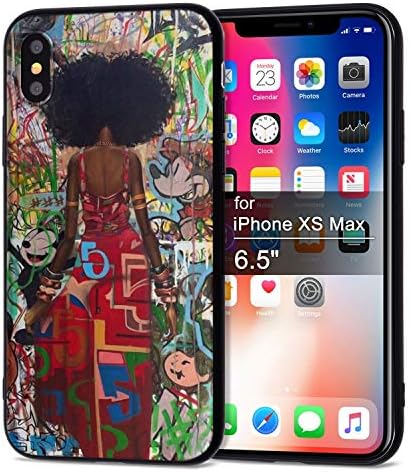 iPhone Xs Max Durumda Afro Amerikan Afro Kızlar Kadınlar Slim Fit Darbeye Dayanıklı Tampon Ucuz Cep Telefonu Aksesuarları Ince