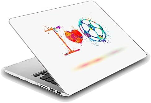 MacBook Pro 14 inç ile uyumlu, Sert Plastik Kabuk Kapak Kılıf ( A2442 M1 Pro / M1 Max, 2021 Yayın) - Boya Sıçrama Tipografi
