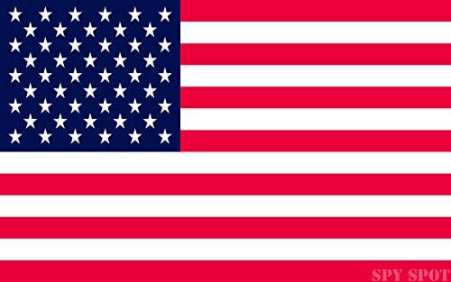 Amerikan Bayrağı ABD Vinil Çıkartması 4 x 2.5 UV Dayanıklı Hava Desteği ABD Askeri 4 Set Casus Nokta