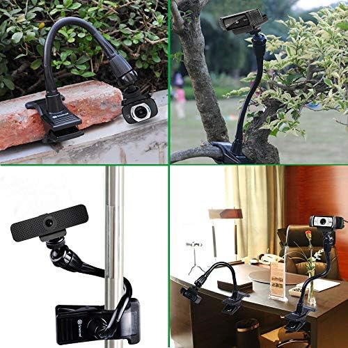 Smatree Webcam Standı, esnek Jaws Kelepçe sabitleme kıskacı Tutucu için Uyumlu Logitech Webcam C925e C922x C922 C930e C930