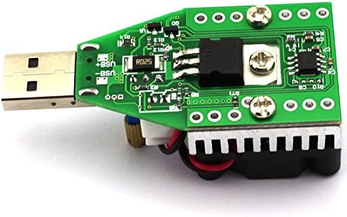 DZS Elec Mini USB 0.15 A-3A Elektronik Yük Test Modülü Ayarlanabilir Sabit Akım için 3.7 V~13 V 15 W Sürekli Deşarj Akıllı