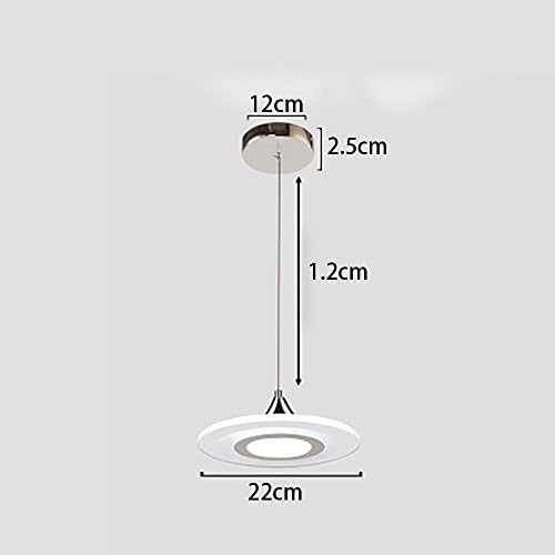 OOFAY kolye ışıkları kordon lamba yemek odası cilalar yuvarlak tavan tepsi 90-260 V avize için mutfak LED tavan vantilatörü