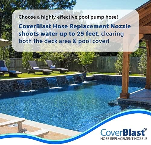 CoverBlast Havuz Kapağı Pompası Aksesuarı-Havuz Pompası için Kurulumu Kolay Hortum Değiştirme Başlığı