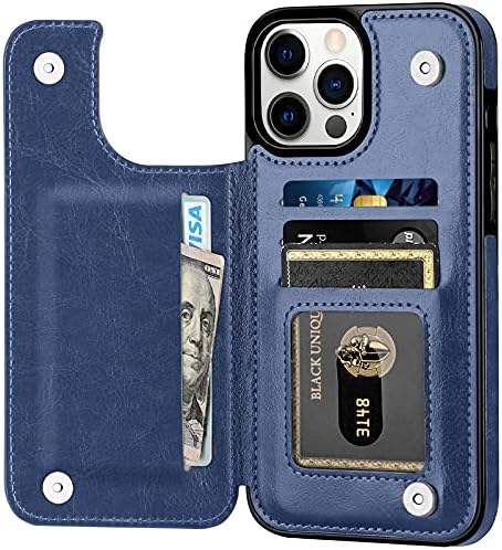 Aoksow için Tasarlanmış iPhone 13 Pro Max Cüzdan Kılıf, Premium Yumuşak PU Deri kart tutucu Kılıf ile Kickstand İnce Flip Case