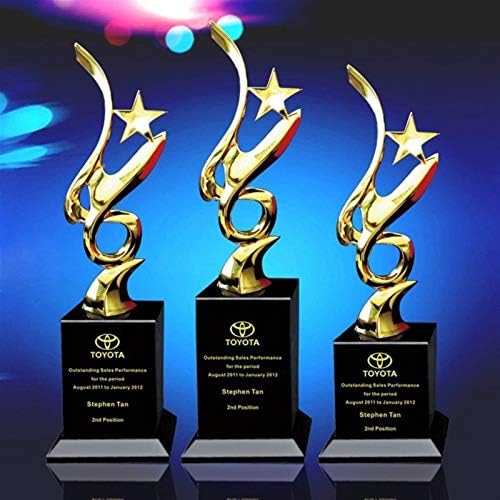 Beyzbol Trophy-Ödül Trophy için Spor Turnuvaları, Yarışmalar, Partiler, Kristal Trophy Butik Sanat Trophy (Renk: Altın, Boyutu: