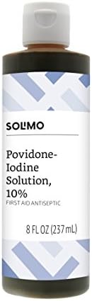 Markası-Solimo %10 Povidon İyot Çözeltisi İlk Yardım Antiseptik, 8 Floz