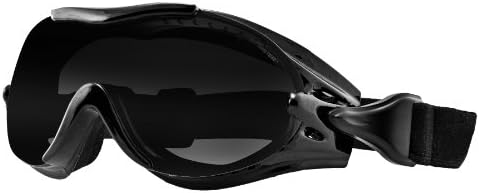 Bobster Phoenix OTG Değiştirilebilir Gözlükler, Siyah Çerçeve / 3 Lens (Füme, Kehribar ve Şeffaf)