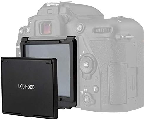 ANGGREK Kamera LCD Monitör Ekran Katlanır Hood Güneşlik Koruyucu Kapak Plastik Nikon D7500 Aşamaları için Sağlam ve Dayanıklı