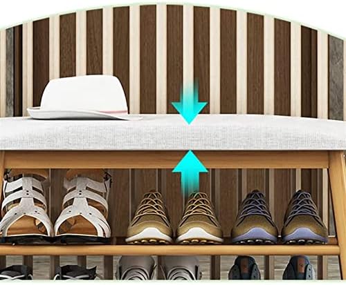 XLYYLM Ayakkabı Tezgah, 3-Katmanlı Ayakkabı Raf için Entryway, 90 cm Depolama Rafları Değişen Ayakkabı Tezgah, oturma Odası