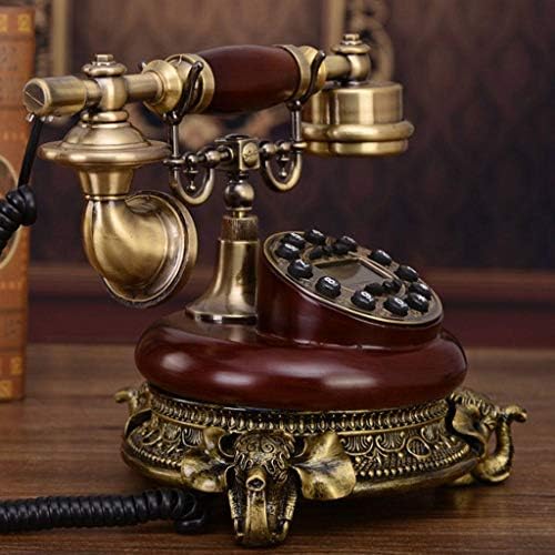 Reçine Antika Telefon, Vintage Sabit Dijital Retro Telefonlar ile Gelen Çağrı Ekran Tekrar Eller-Serbest Arama Arka Ev Ofis