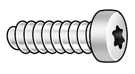Tri-Roundular, M1. 4 X 0,45 Mm, Minyatür Diş Açma Vidası, Tava, Kasa Sertleştirilmiş Çelik, 2041000213