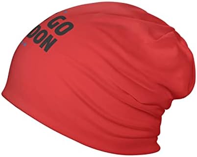Gidelim Brandon Şapka, Fjb Örme Kap Erkekler Kadınlar için, Komik Klasik Beyzbol Şapkası, Yıkanmış Ayarlanabilir Kırmızı Kap