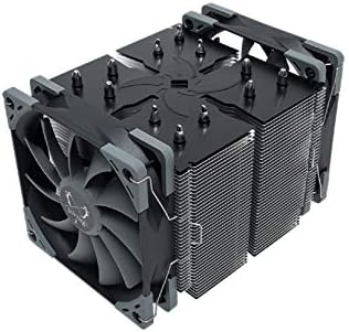 Tırpan Ninja 5 CPU Hava Soğutucu, 120mm Tek Kule, Intel LGA1151, AMD AM4, Çift Sessiz Fanlar, siyah Üst Kapak