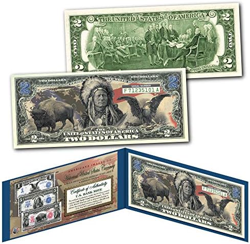 Tarihi Amerikan Para Birimi Koleksiyon Sanatının Americana Görüntüleri İki Dolarlık Banknot