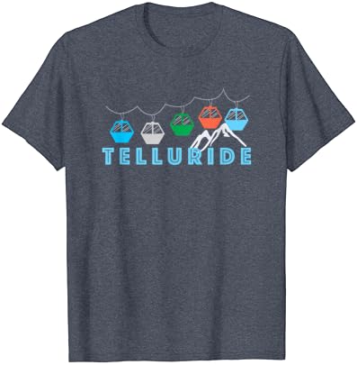 Colorado Kayak Dağ Gondol-Telluride T-Shirt