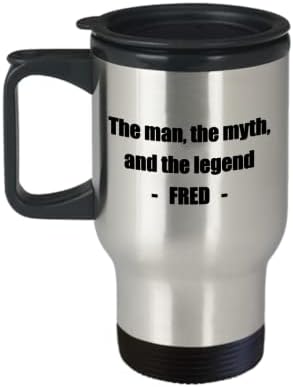 Fred Legend Seyahat Kupası: Adam, efsane ve efsane - FRED - Aileniz veya arkadaşınız için harika bir hediye! - Beyazlık