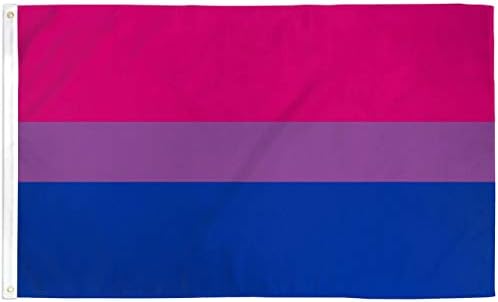 2x3 Su Geçirmez Biseksüel Bayrak Açık Afiş Bi Gurur LGBTQ Polyester Yeni