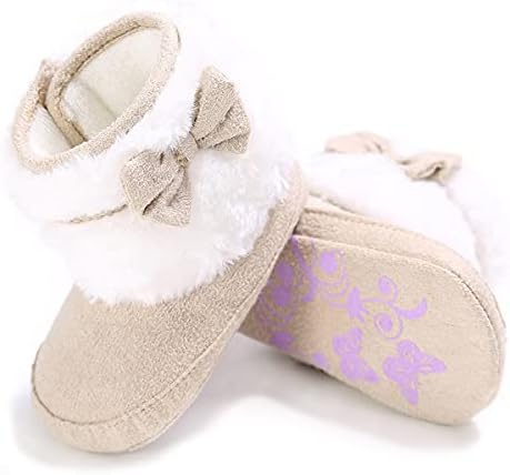 IHPCARE Erkek Bebek Kız Moda Sevimli Kısa Çizmeler Çorap Ayakkabı Yenidoğan Çizmeler Yumuşak Ve Sıcak Bebek Kış Ayakkabı (3-18