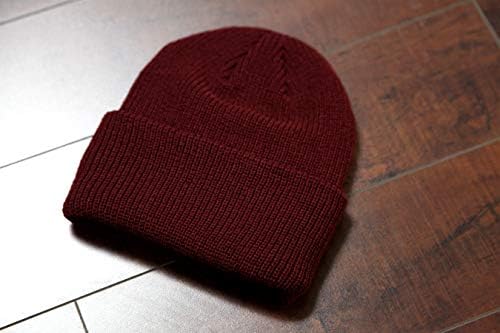 AcademyFits Kalite Sıcak Örgü Kış Yumuşak Düz Renk Bere 9 Kelepçeli Ayarlanabilir Erkek Kadın Unisex Kış Şapka 6013 S