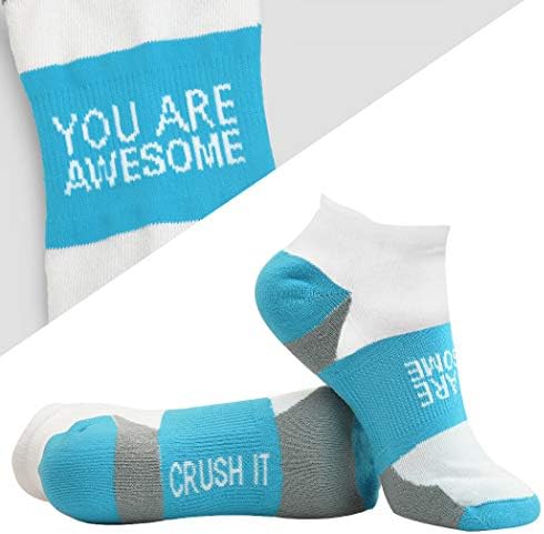 İlham Verici Mesajınız Atletik 3 Çift Renkli Çorap Seti / Çeşitli Durumlar