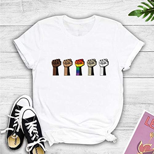 Kadın Artı Boyutu Yaz Rahat Gevşek Crewneck Kısa Kollu Bluz T-Shirt Üst Genç Genç Kız Komik Grafik Tees