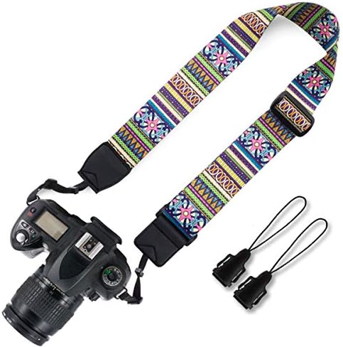 Elvam Ayarlanabilir Kamera Kemer Kayışı DSLR/SLR/DC/Anlık Kamera için Uyumlu