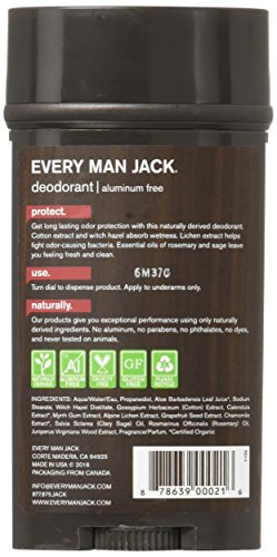 Her Erkek Jack Deodorant 3oz Sedir Ağacı (3 Paket)
