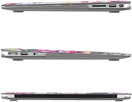 MOSISO MacBook Air 13 inç Kılıf ile Uyumlu (A1369 & A1466, Eski Sürüm 2010-2017 Yayın), plastik Gül Yaprakları Sert Kabuk Durumda