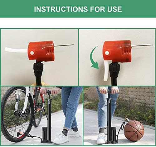12 Pcs Bisiklet Topu Hava Pompası Aksesuar Spor Şişirmek Iğne Meme Adaptörü Kiti için Bisiklet Futbol şişme oyuncaklar hava