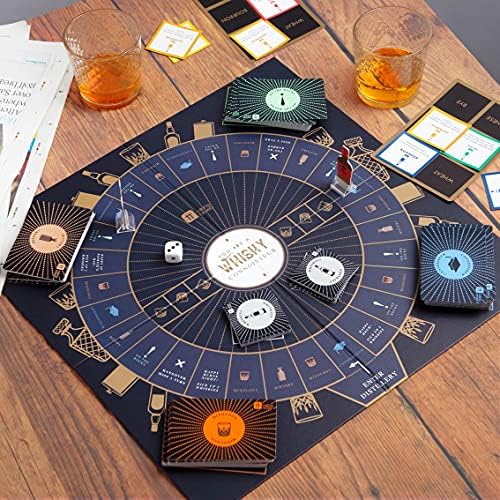 Whisky Themed Trivia Board Game| Games Night | Adults, After Dinner Party, Masa Oyunu, Whiskey Lovers Gift for Him on Fathers