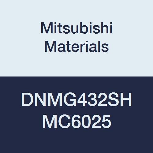 Mitsubishi Malzemeleri DNMG432SH MC6025 Kaplamalı Karbür DN Tipi Negatif Tornalama Ucu Delikli, Dengesiz Kesim, Eşkenar Dörtgen