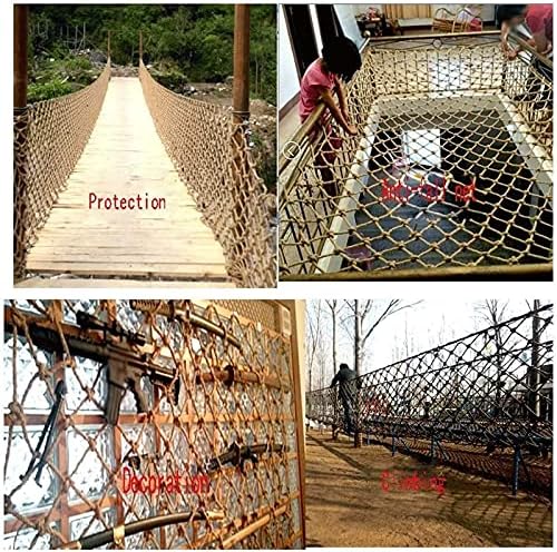 AIAI: Halat Örgü ağır güvenlik ağı-Açık Korkuluk Dekor Kenevir Halat kargo ağı Çocuk Oyun Alanı tırmanma ağı Merdiven Çit Çocuklar