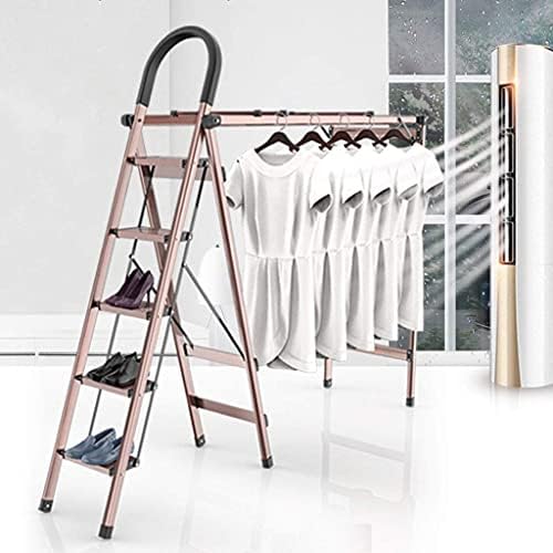 Giysi kurutma Rafı, 4 Adım Merdiven Katlanabilir Bağlantısız kurutma rafı Ev Mutfak Hafif Havlu askısı palto askılık portmanto