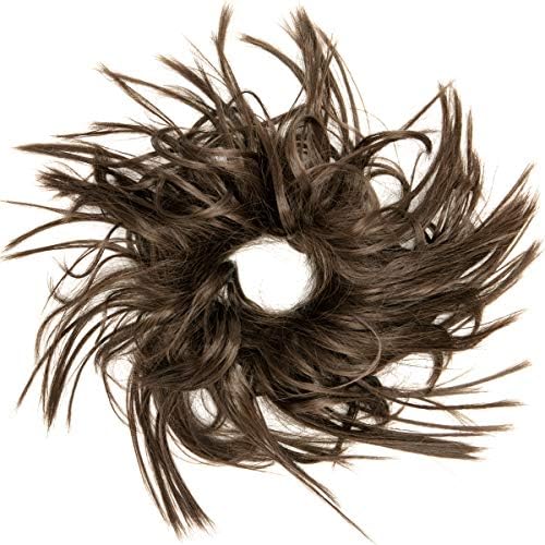 2 ADET Tousled Updo Dağınık Bun Saç Parçası Saç Bun Uzantıları Bun Scrunchie Toka Updo Postiş
