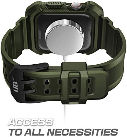 SUPCASE [Unicorn Beetle Pro] Apple Watch Serisi için Tasarlanmış 7/6 / SE / 5 / 4 [41/40mm], sağlam Koruyucu Kılıf ile Kayış