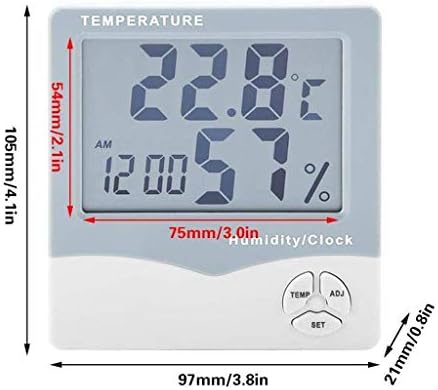 Sıcaklık Nem Monitörü ile WSZJJ Dijital Higrometre Termometre ve Nem Ölçer
