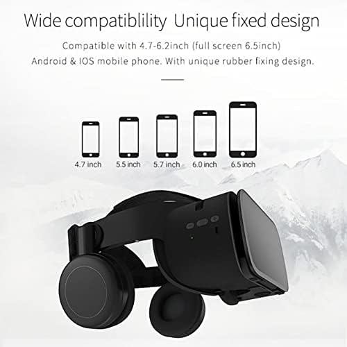 Hopeg T5 Cep Telefonu Sanal Gerçeklik Kulaklıklar, 3D Gözlük için VR Oyunları ve Filmler, sanal Gerçeklik Kask, VR Gözlük Sistemi
