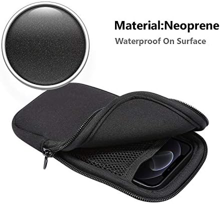 Telefon Kılıfı Neopren Telefon Kılıfı, 6.9 inç Evrensel Cep Kılıfı Kol Cep Çanta için Fermuar ile iPhone 11 Pro Max, XS Max,