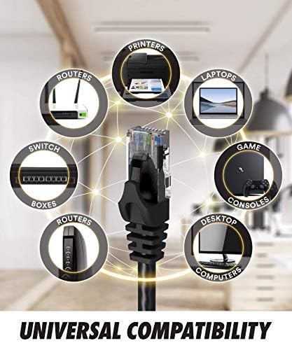 Cat6 Ethernet Kablosu, 100 ft-RJ45, LAN, UTP CAT 6, Ağ, Yama, İnternet Kablosu-100 Feet